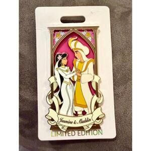 Disney WDI MOG Wedding Pin Aladdin Jasmine LE 300